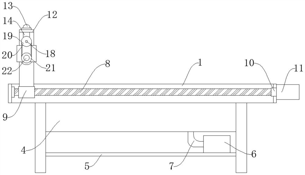 Finish machining equipment for surface of die steel and finish machining process of finish machining equipment