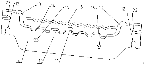 Pedal frame assembly of excavator track frame