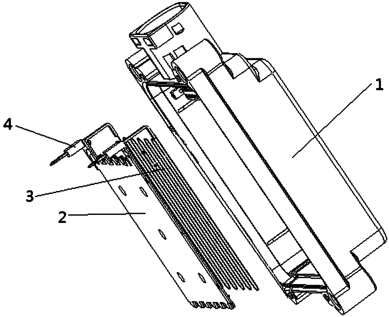 Vehicle-mounted radar device housing with waterproof, heating and drying function and manufacturing method thereof