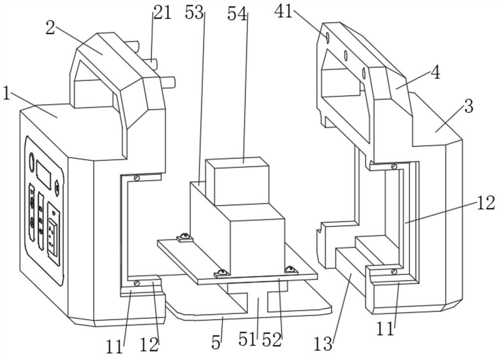 Mobile power supply capable of being rapidly disassembled and assembled