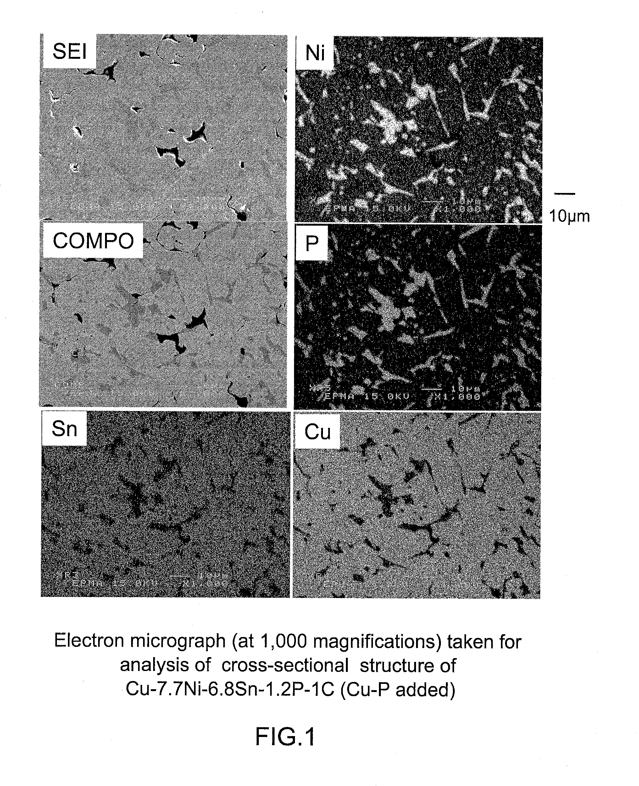 Cu-BASED OIL-IMPREGNATED SINTERED BEARING