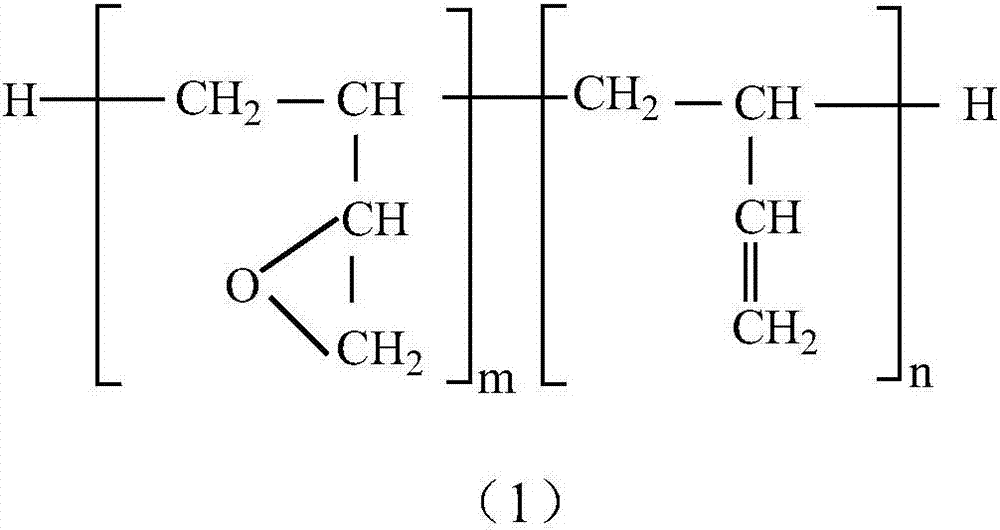 Modified polybutadiene prepolymer as well as preparation method and application thereof