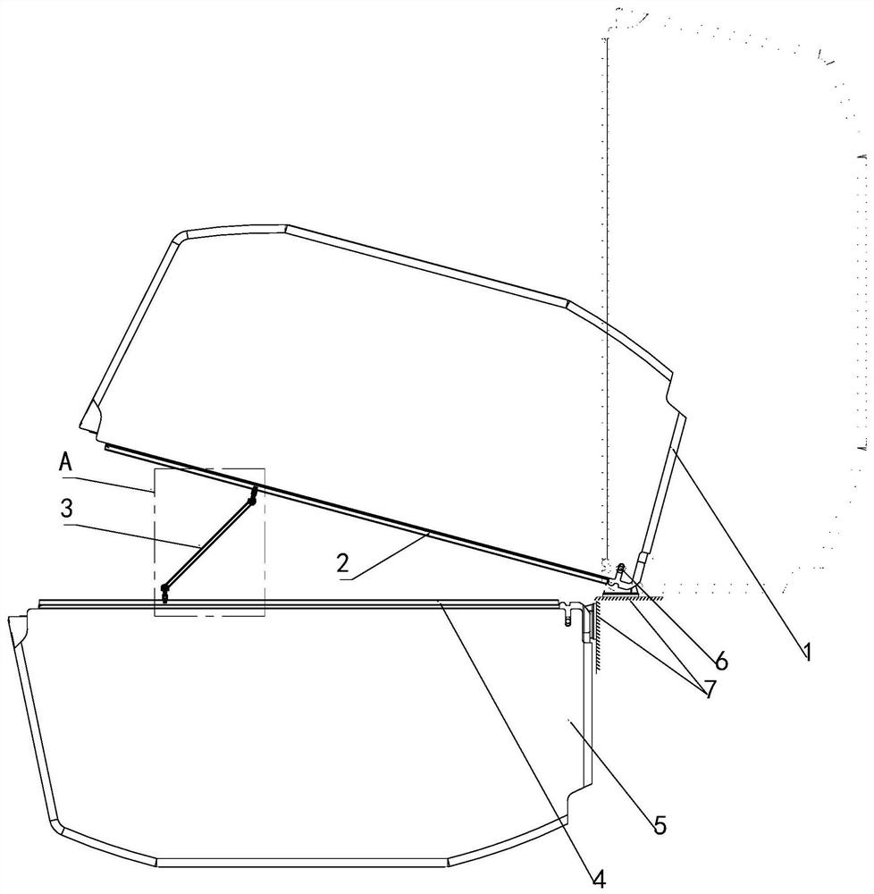 Flip positioning locking device, scientific experiment cabinet for space station and quick flip method