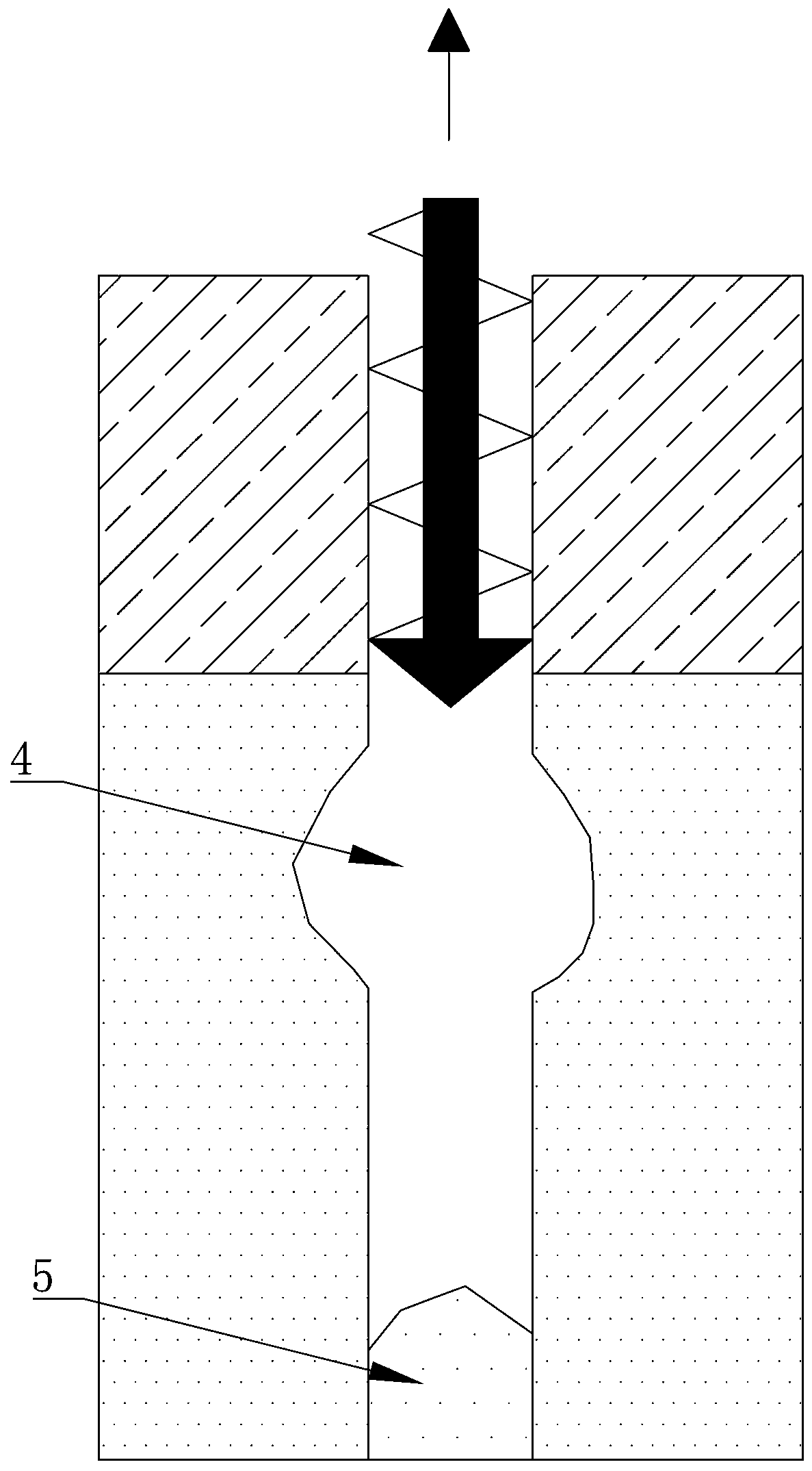 Non-excavation in-situ replacement filling spiral drilling method of unconsolidated stratum