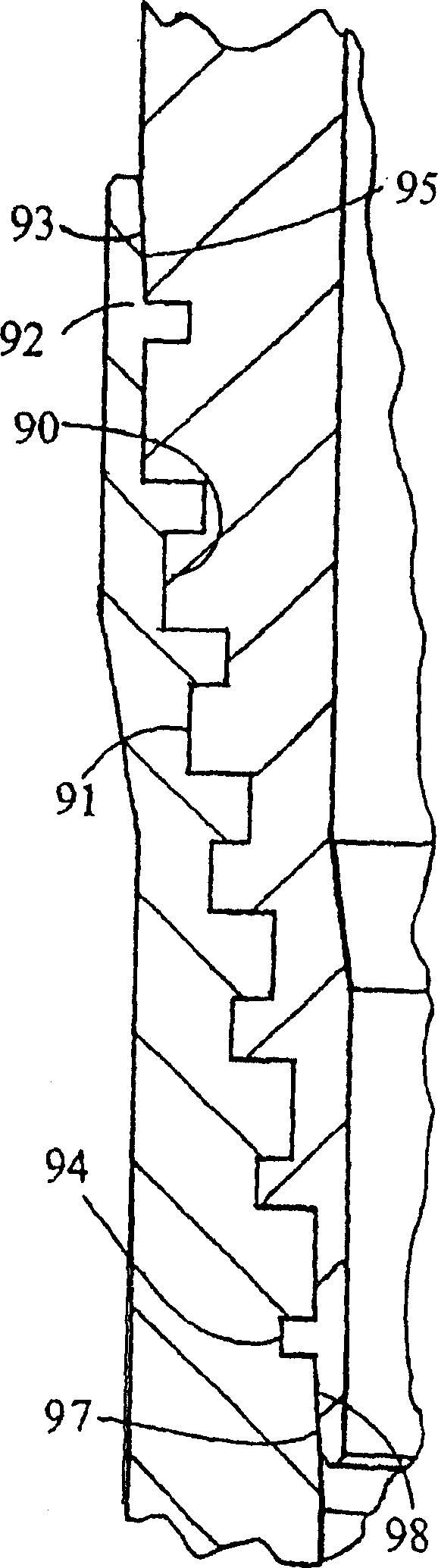 Wedgethread pipe connection