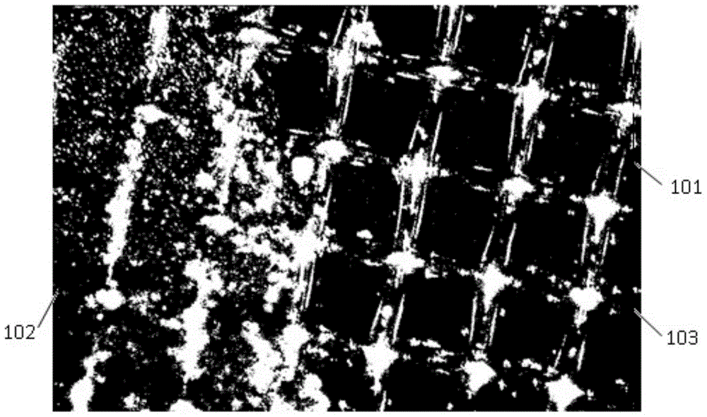 A solar cell busbar mask