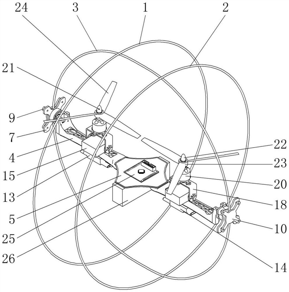 An air-ground amphibious spherical robot