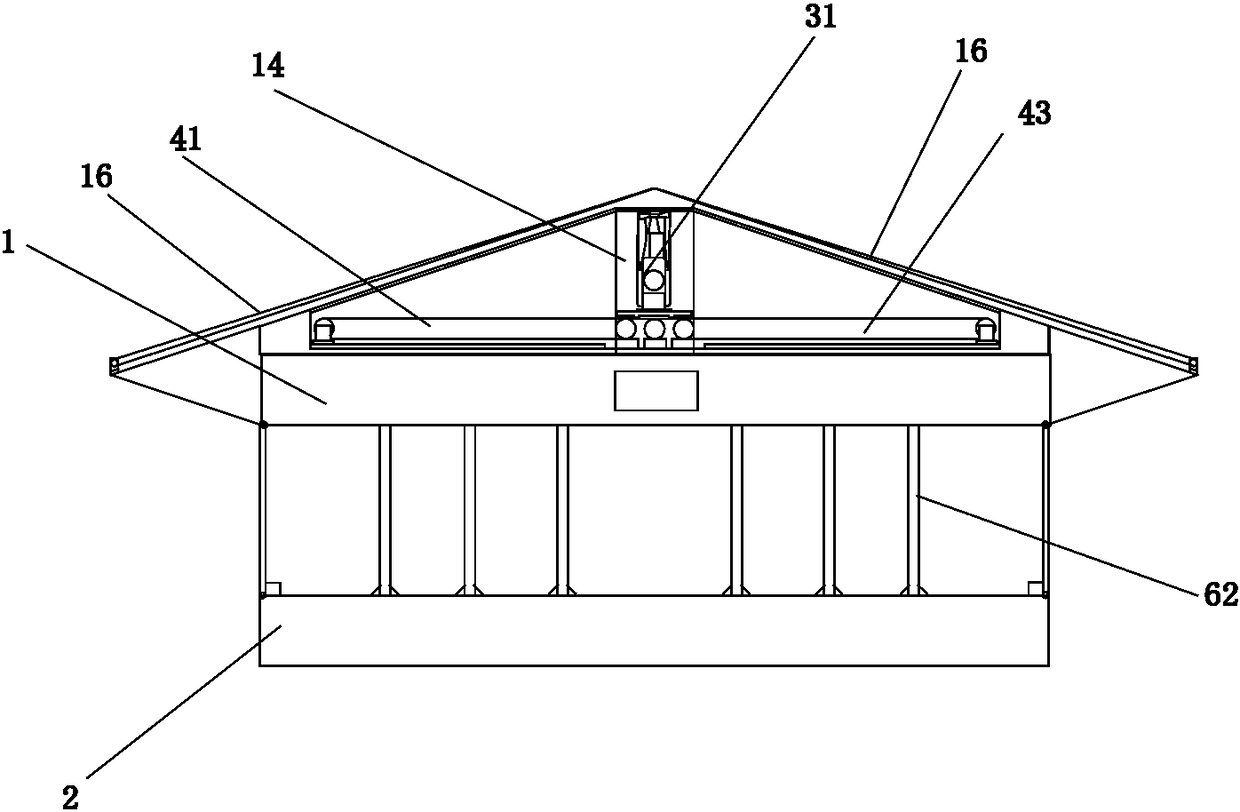 Wind driven generator comprising track pushing device