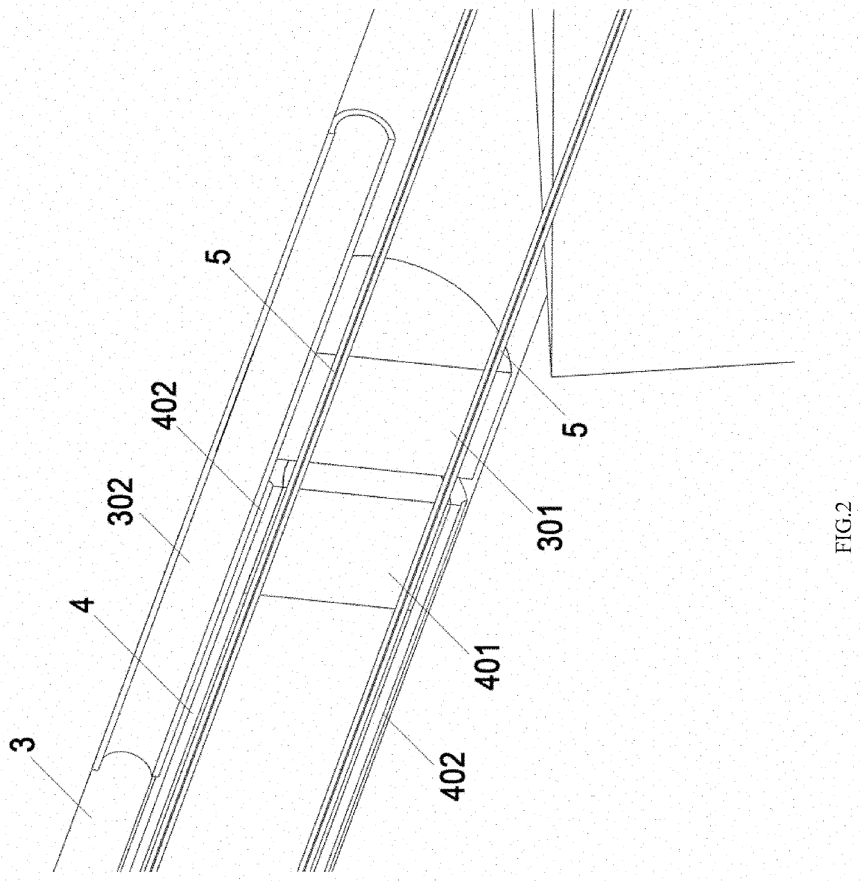 Advanced monitoring device for whole-process deformation curve of surrounding rock of tunnel excavation and implementation method thereof