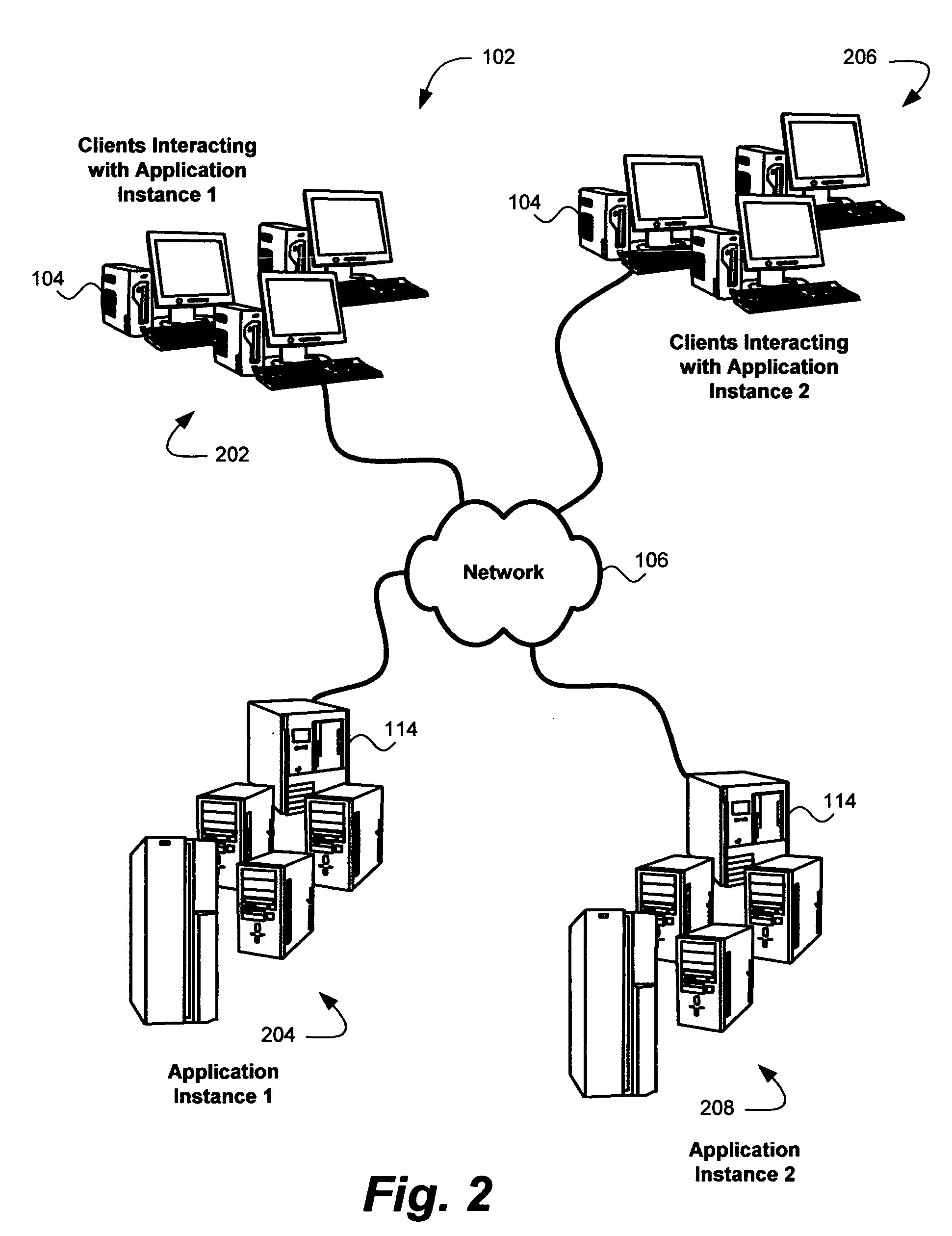 Generalized on-demand service architecture for interactive applications