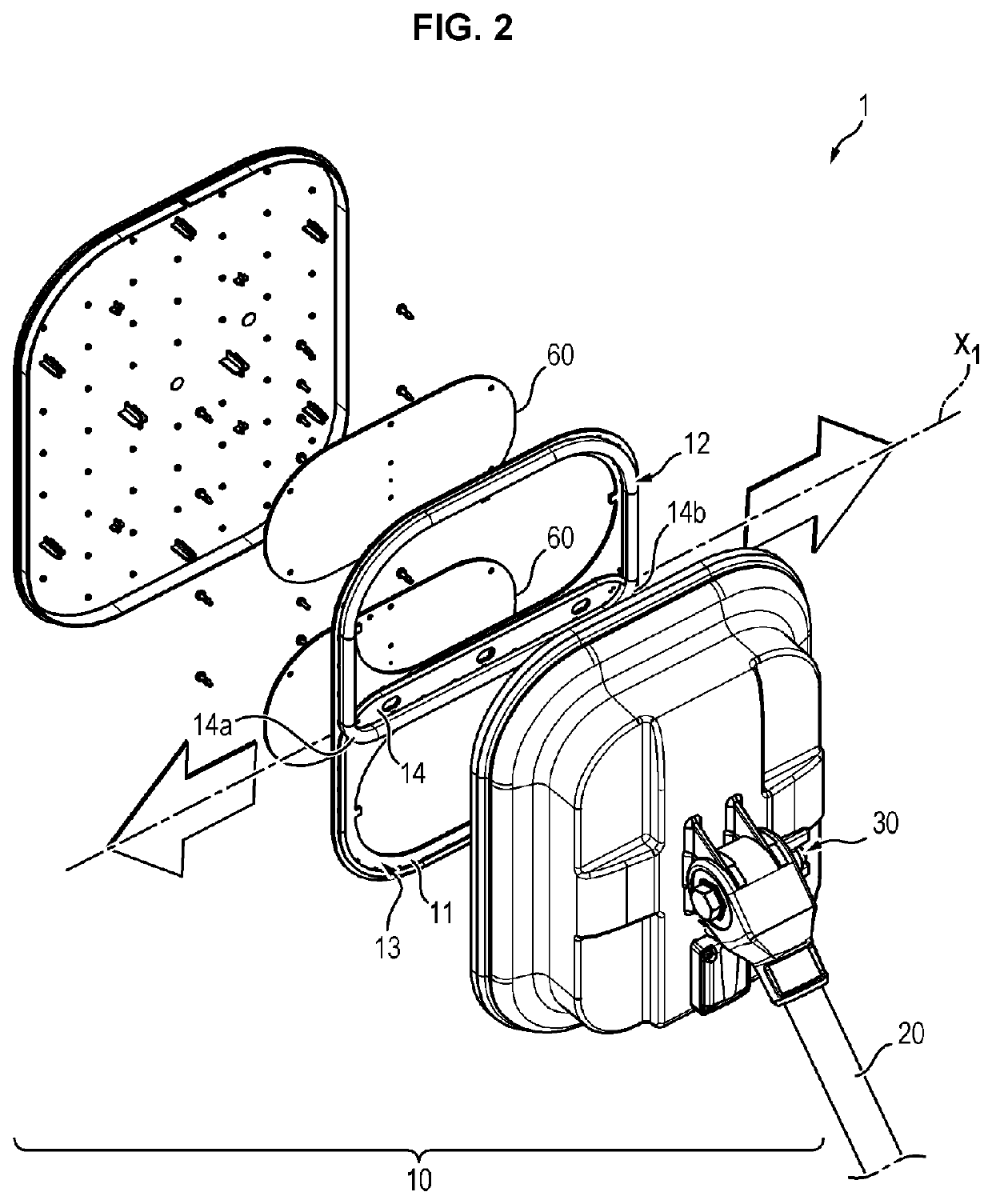 Dual detector with transverse coils