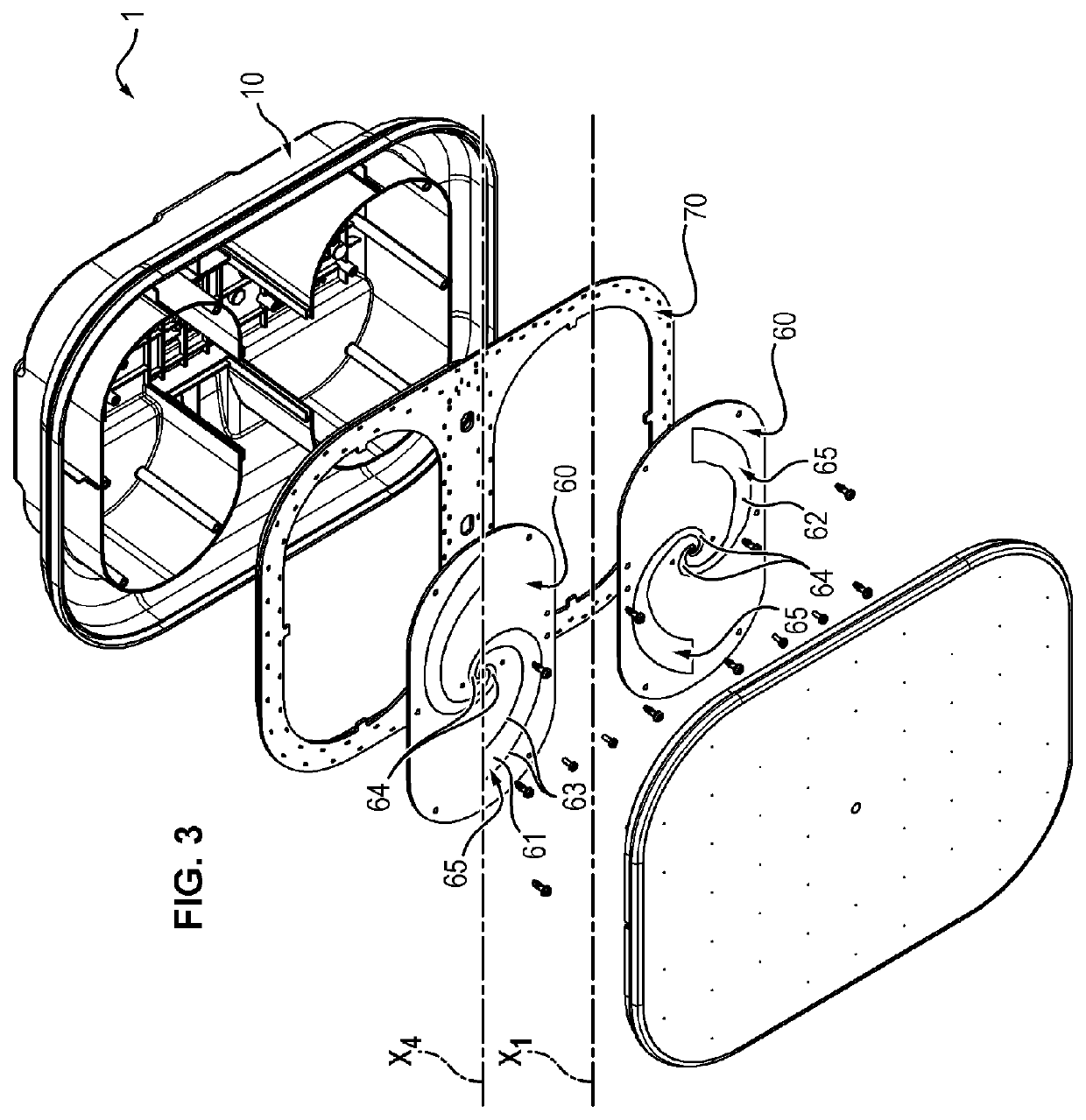 Dual detector with transverse coils