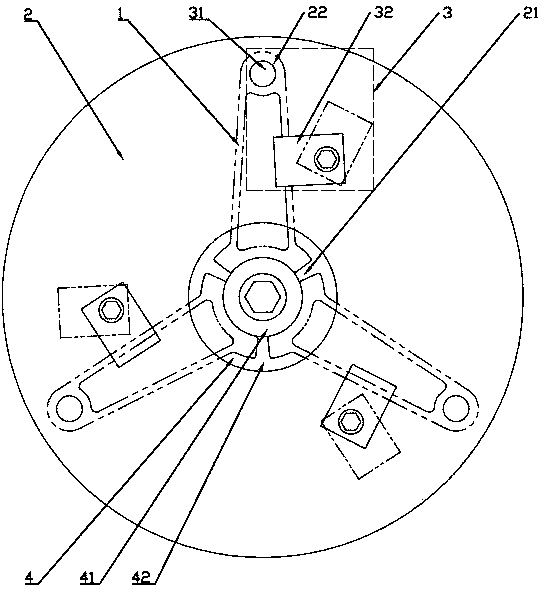 Dual-positioning floating turning clamp