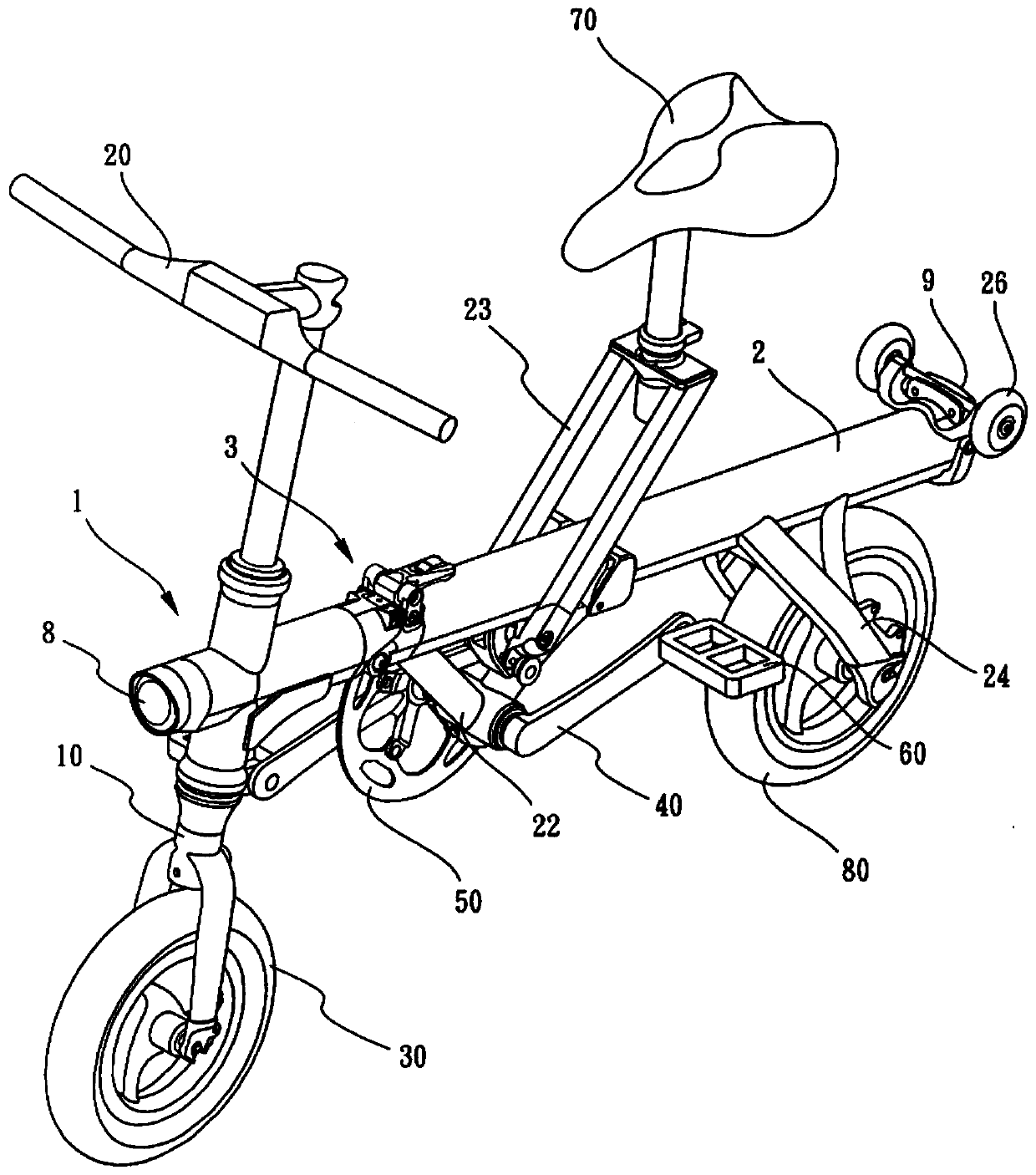 Bending Bike Tube Rack for Battery Storage