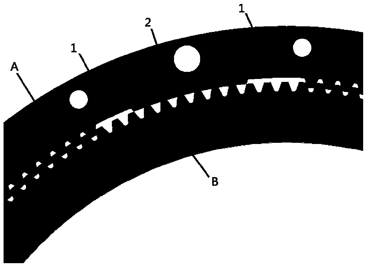 Novel structure for inhibiting redundant freedom degree of planet row floating piece