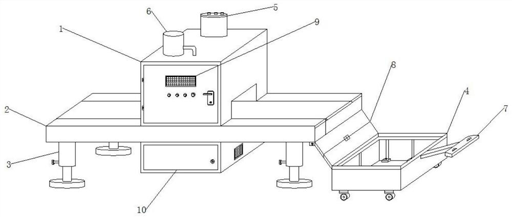 Packaging bag printing device