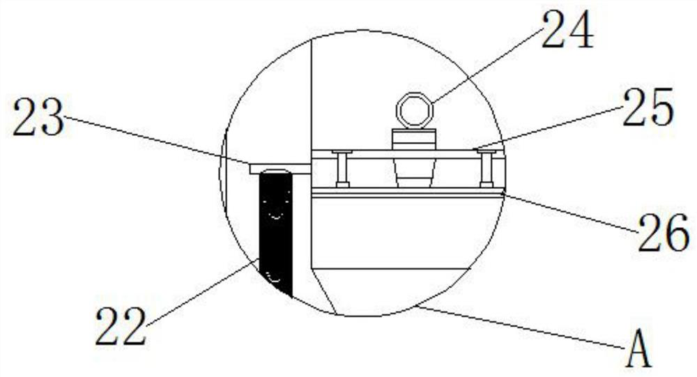 Packaging bag printing device