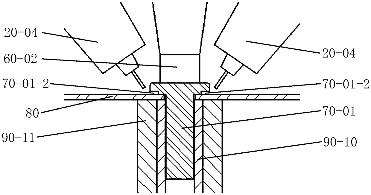 Threaded fastener and workpiece used for MIG brazing and flame brazing