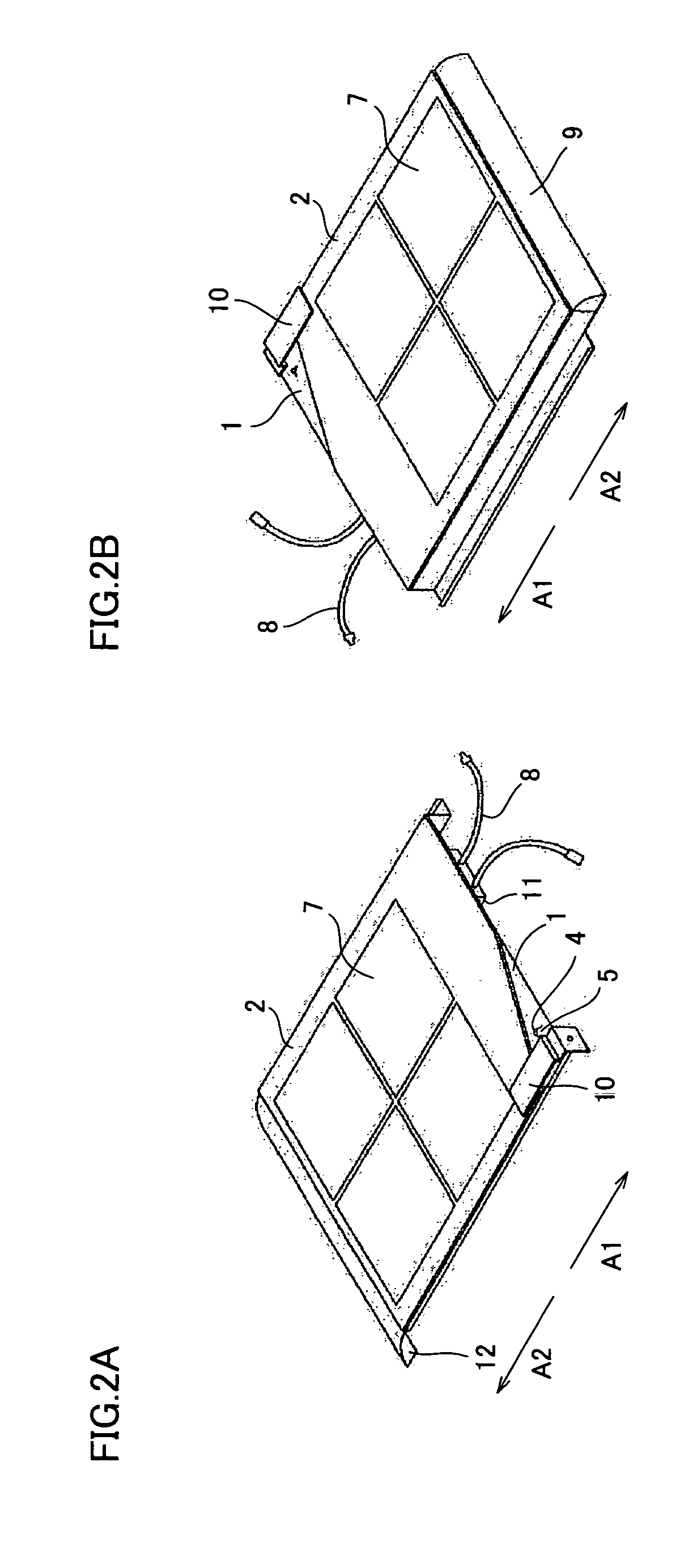 Roof cover type solar cell module