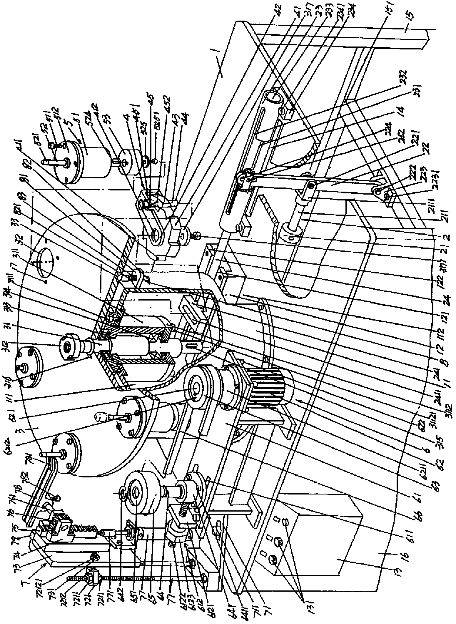 Semi-automatic electrode cap surfacing machine