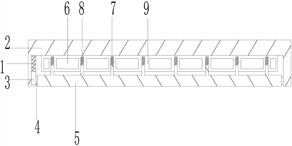 An indoor building composite wallboard