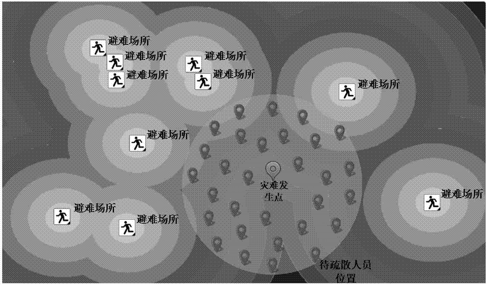 Evacuation planning method and evacuation planning system for disaster emergency