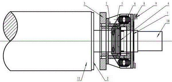 High-efficiency asynchronous motor capable of changing end ring thickness and reducing starting current