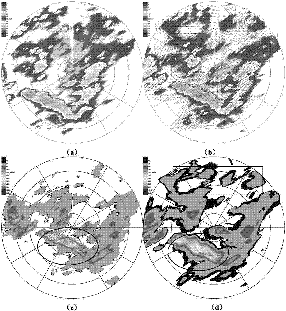 Precipitation strong center tracking and prediction method of rainfall radar