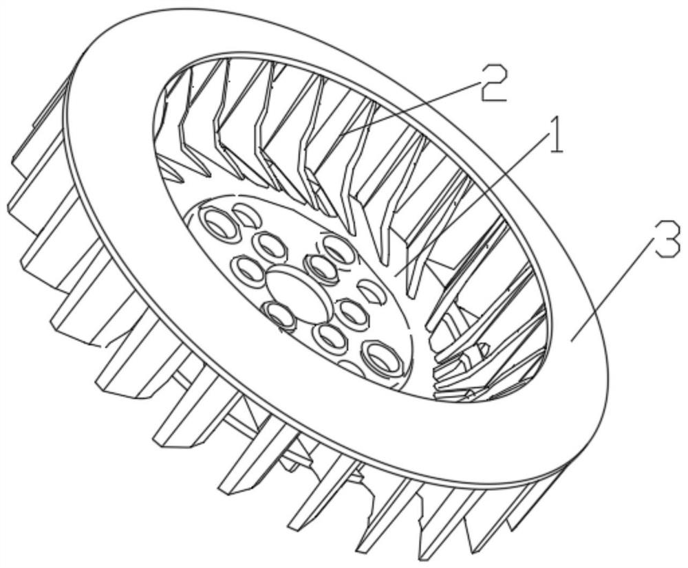 gasoline engine impeller