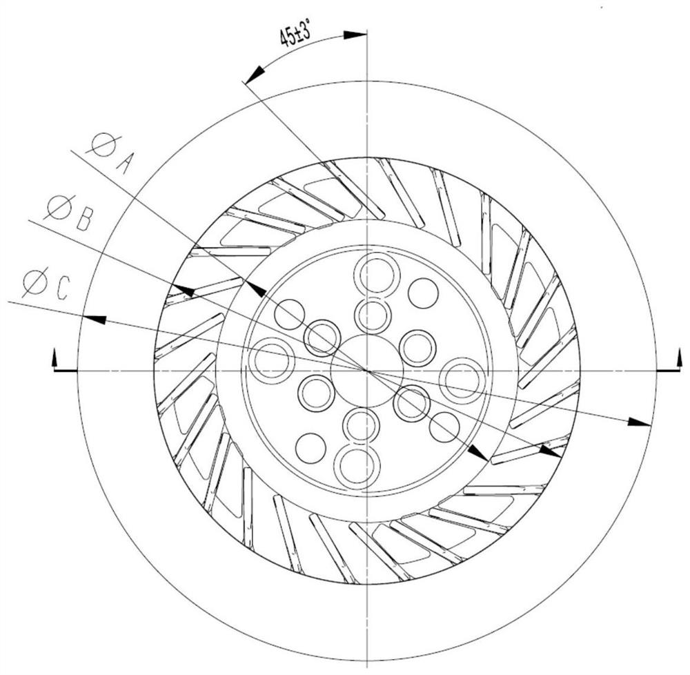 gasoline engine impeller