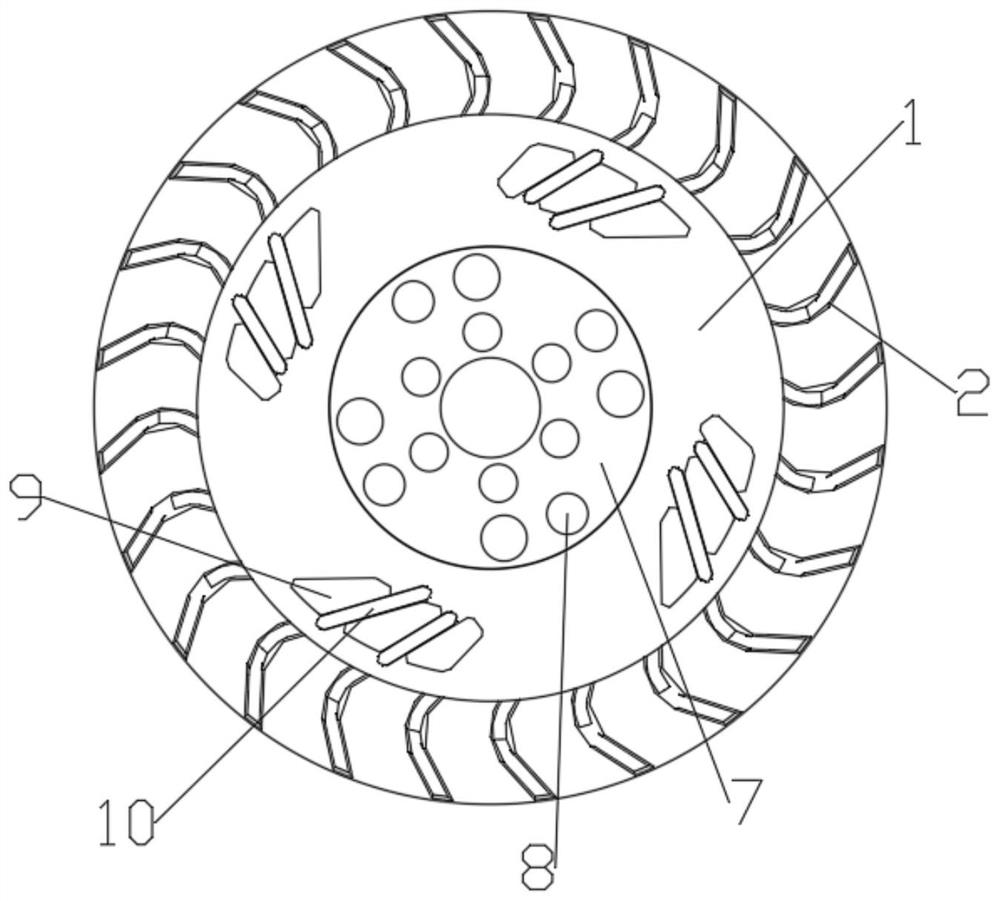 gasoline engine impeller