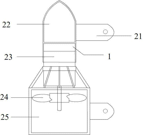 Underwater traveling device