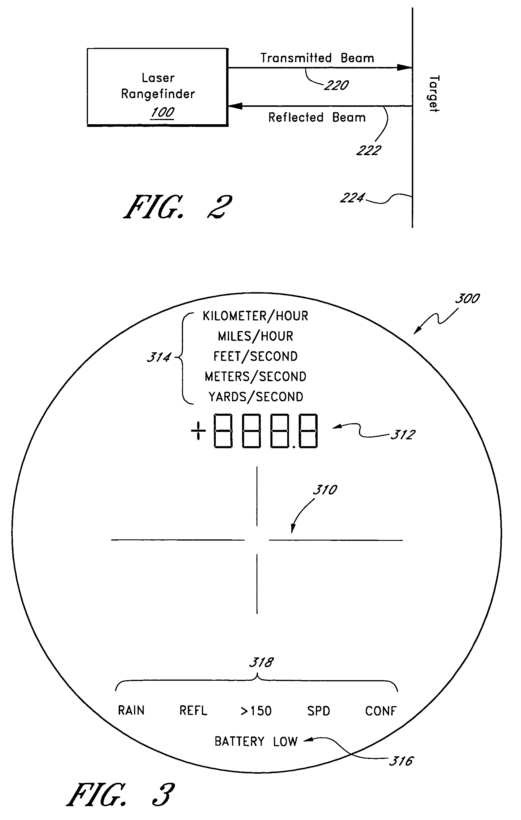 Rangefinder with reduced noise receiver