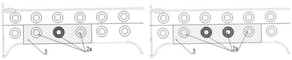 Aircraft airfoil blind rivet looseness repairing method