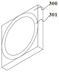 Ultraviolet light emitting diode packaging structure and manufacturing method therefor