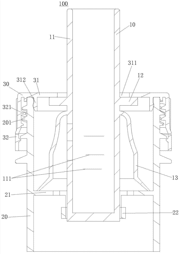 Retractable side slit nozzle cover