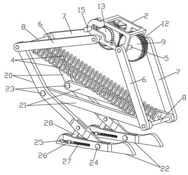 Bionic bouncing device for flapping wing aircraft