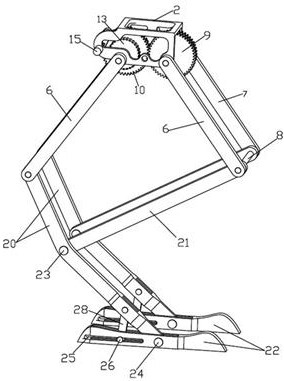 Bionic bouncing device for flapping wing aircraft