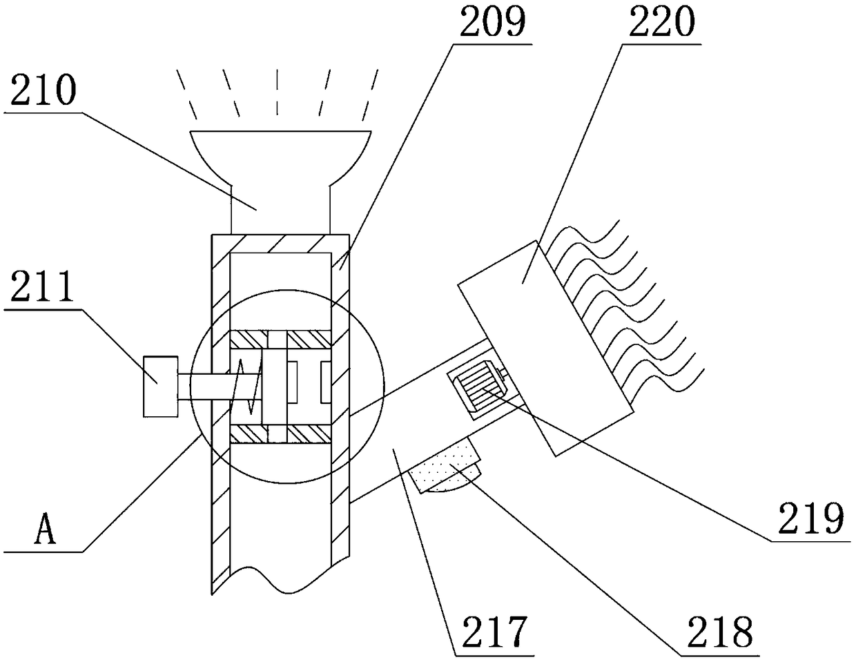 Electromechanical external cleaning mechanism