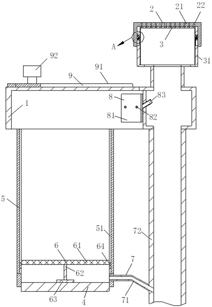 Insect damage protection device for forest region protection and use method