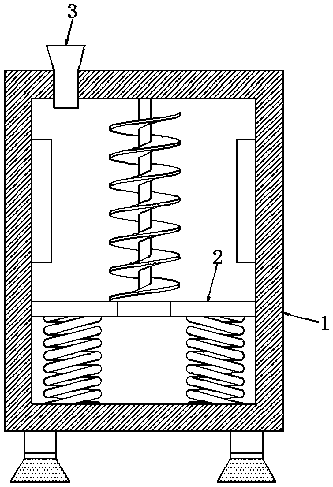 Intelligent labor-saving grain dryer for quantitatively drying based on gravity change