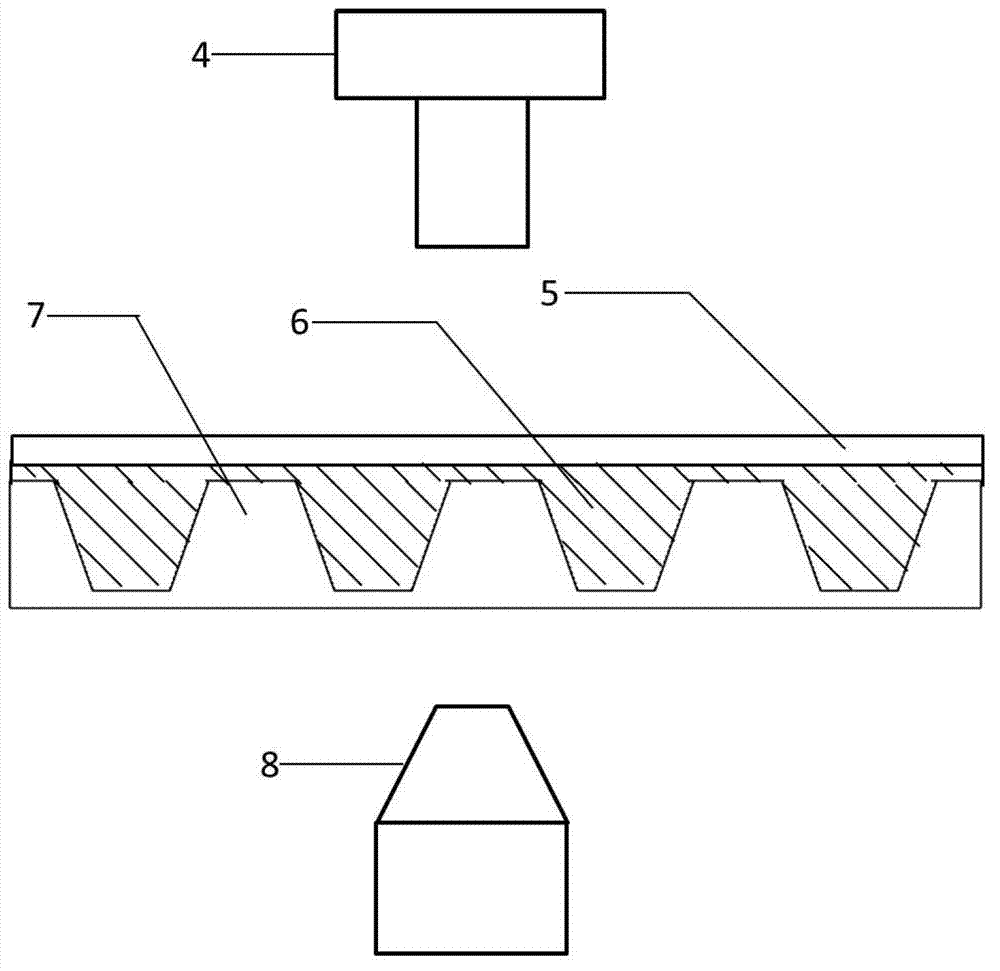 Preparation method of nanocup array biosensor device for ionone detection