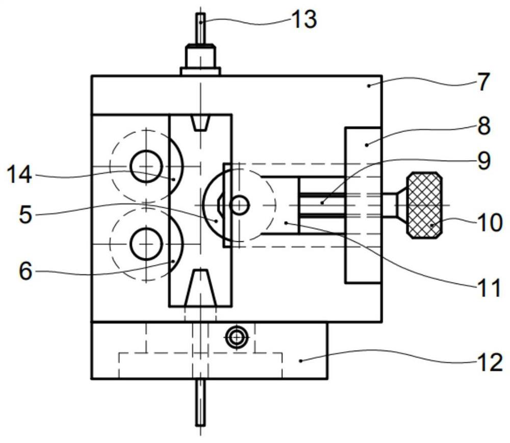 Narrow-gap MAG/MIG automatic horizontal position welding device and method based on welding wire plastic deformation