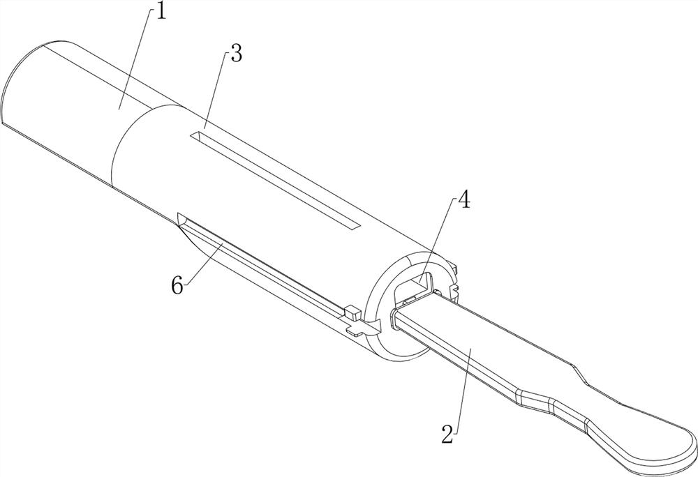 Special examination device for oral cavity in department of pediatrics