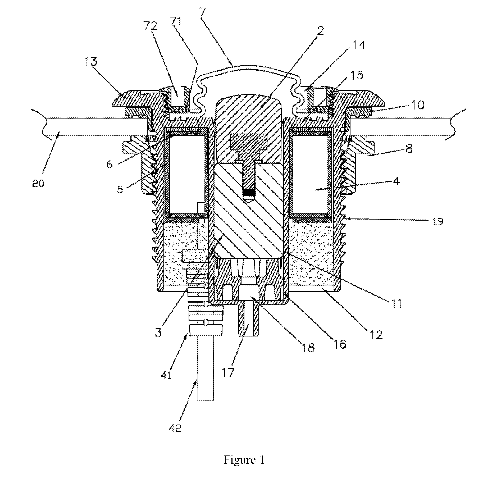 Electromagnetic massage device for bathtub or pool