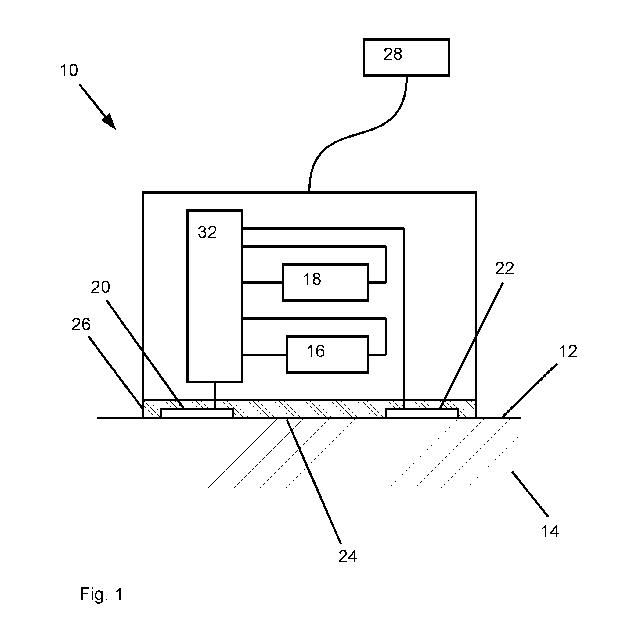 Measuring device for measuring a bodily function and method for operating such a measuring device