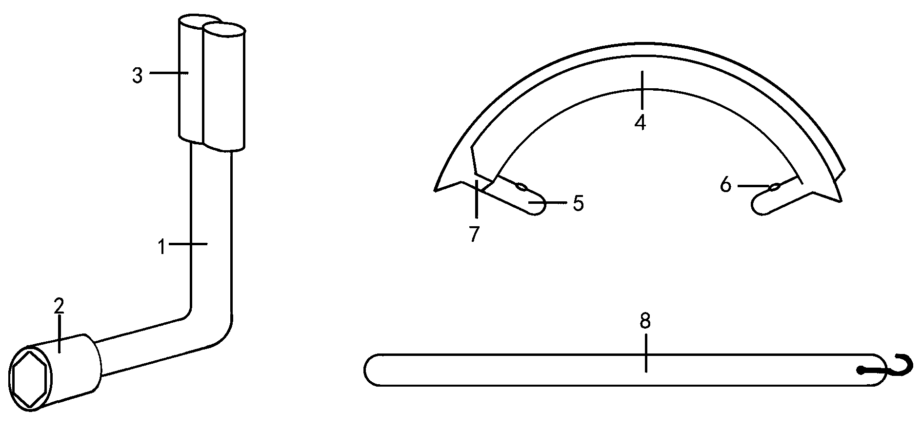 Self-saving tool on vehicle