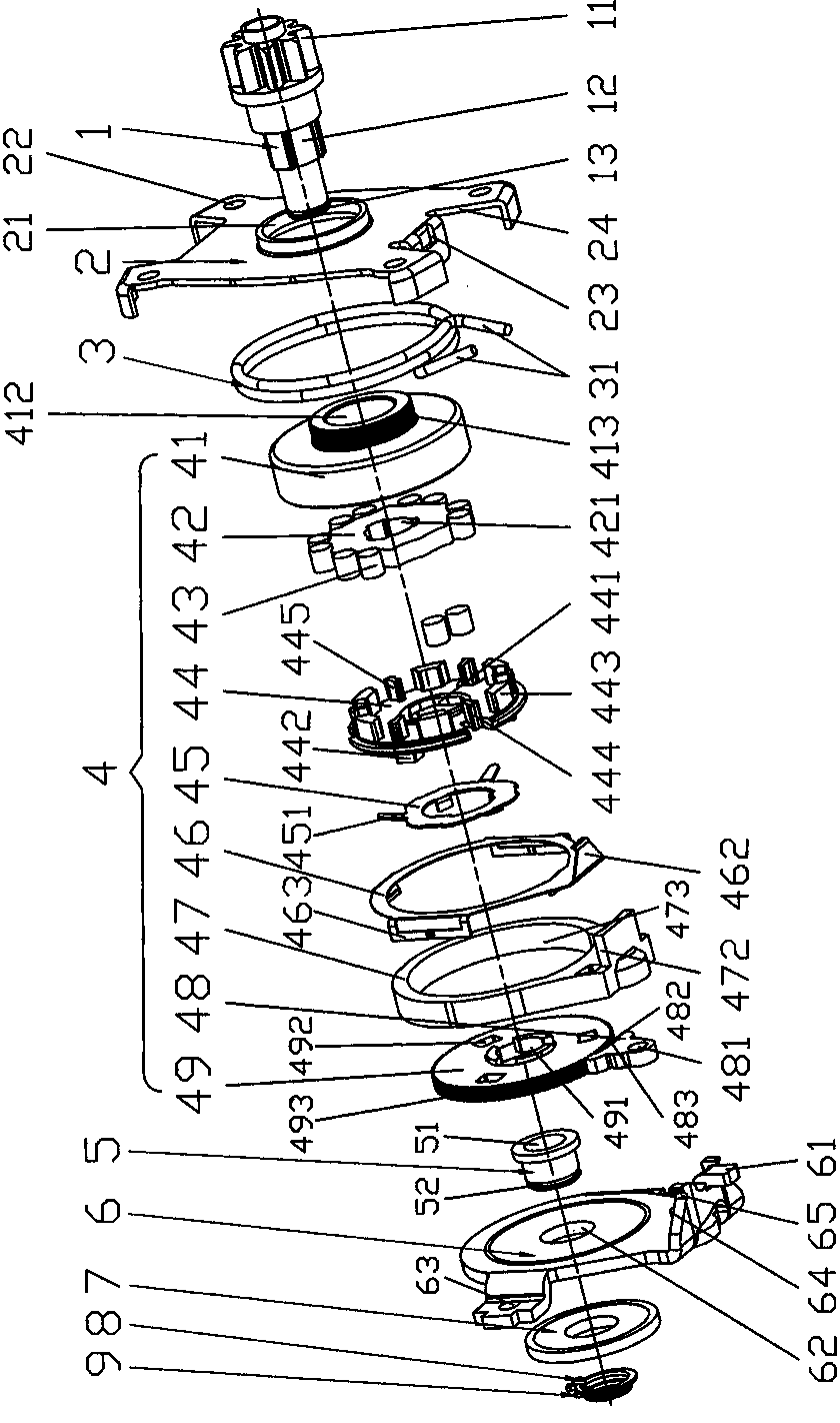 Height adjusting device for seat