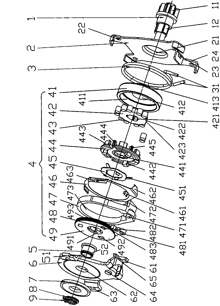 Height adjusting device for seat