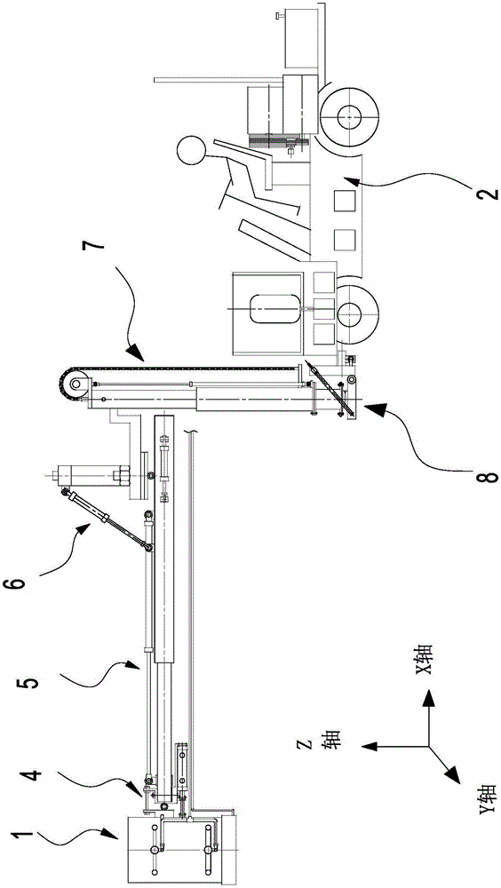 Spraying pressure-stable trunk whitening machine